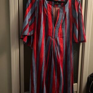 Pomander Place Vibrant Striped Dress